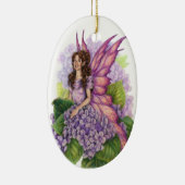 Lila Elf-Verzierung Keramikornament (Rechts)