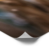 Lila Emu sieht ein wenig entsetzt aus Poster (Ecke)