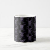 Lila Endmuster Kaffeetasse (Mittel)
