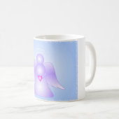 Lila Engel Kaffeetasse (VorderseiteRechts)