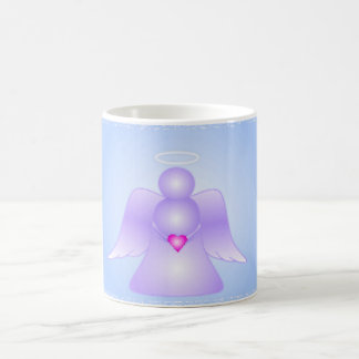 Lila Engel Kaffeetasse