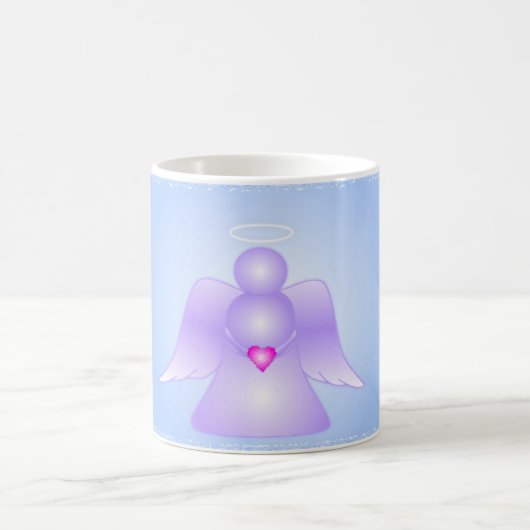 Lila Engel Kaffeetasse (Mittel)