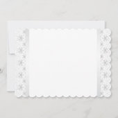 Lila Engel-Taufe Einladung (Rückseite)