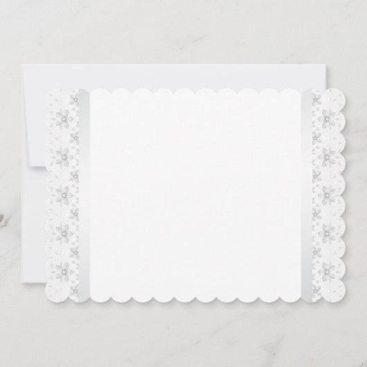 Lila Engel-Taufe Einladung (Rückseite)