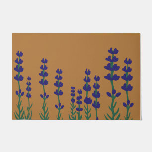 Lila Englisch Lavender Blume Mat, Lavender Lover Fußmatte
