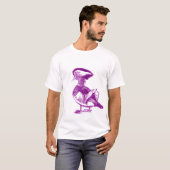 Lila Enten-T - Shirt (Vorne ganz)