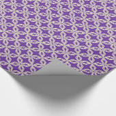 Lila Entwürfe Geschenkpapier (Ecke)