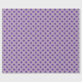 Lila Entwürfe Geschenkpapier (Flach)