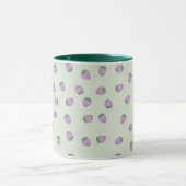 Lila Erdbeeren Tasse (Zentrum)