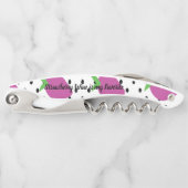 Lila Erdbeerschwarz Samen Fruchtmuster Kellnermesser (Vorderseite)