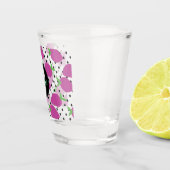Lila Erdbeerschwarz Samen Fruchtmuster Schnapsglas (Rechts)