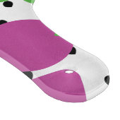 Lila Erdbeerschwarz Samen Fruchtmuster Schneidebrett (Ecke)