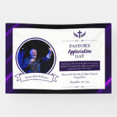 Lila Ereignis der Schwarzen Pastor Banner (Horizontal)