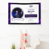 Lila Ereignis der Schwarzen Pastor Banner (InSitu)