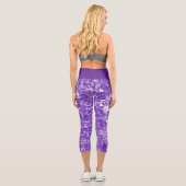 Lila erschüttert capri leggings (Rückseite)