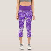Lila erschüttert capri leggings (Vorderseite)