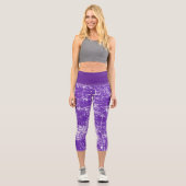 Lila erschüttert capri leggings (Vorderseite)