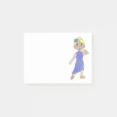 Lila Erwägung Kostüm Lyrical Dance Moderner Tänzer Post-it Klebezettel (Vorderseite)