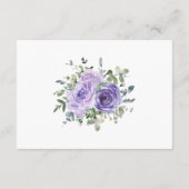 Lila Eukalyptus Botanische Unterkünfte Begleitkarte (Rückseite)