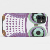 Lila Eule iPhone 5 Hülle (Rückseite (Horizontal))