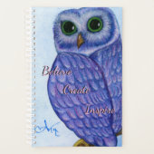 Lila Eule-Plane Planer (Vorderseite)