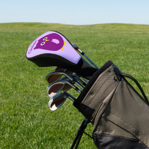 Lila Eulen-Design Golf Headcover