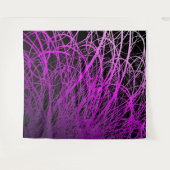 Lila Explosion Wandteppich (Vorderseite (Horizontal))