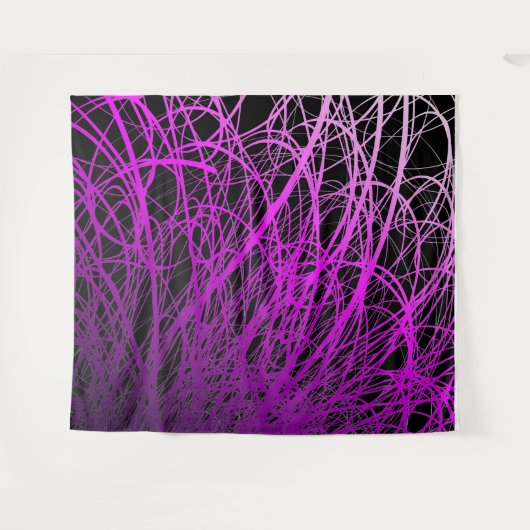 Lila Explosion Wandteppich (Vorderseite (Horizontal))