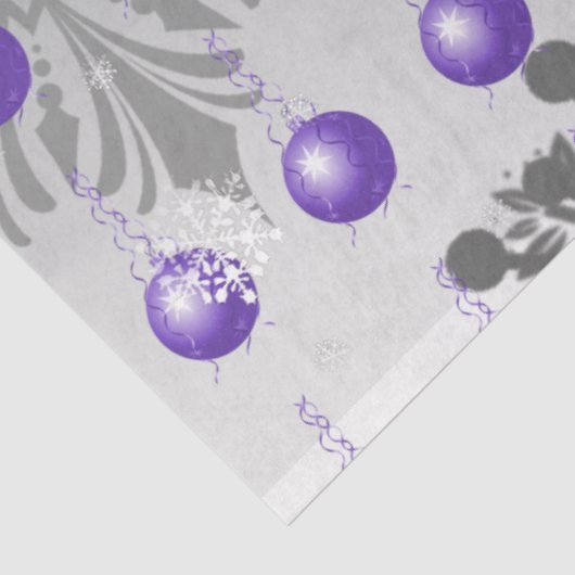 Lila Extravagantes Weihnachtsgeschmuckpapier Seidenpapier (Ausschnitt)