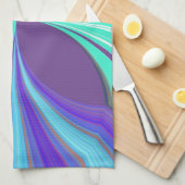 Lila Eyes.png Geschirrtuch (Viertel Falte)