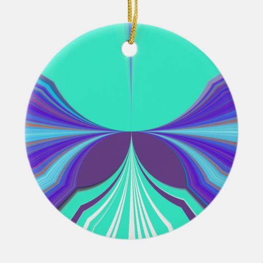 Lila Eyes.png Keramik Ornament (Vorne)