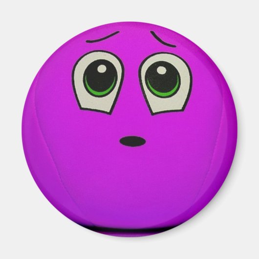 Lila Face Magnet (Vorne)