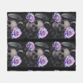 LILA FÄHIGKEIT FLEECEDECKE (Vorderseite (Horizontal))