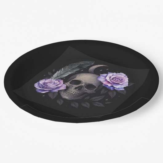 LILA FÄHIGKEIT PAPPTELLER (Schrägansicht)