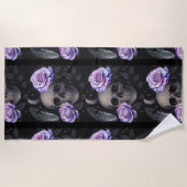 LILA FÄHIGKEIT STRANDTUCH (Vorderseite)