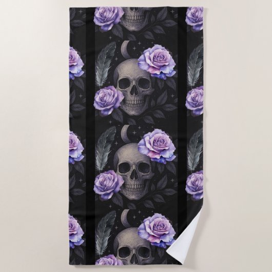 LILA FÄHIGKEIT STRANDTUCH (Vorderseite)