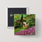 LILA FAHREN IN DER GRÜNEN TUSKANISCHEN LANDSCHAFT BUTTON (Vorne & Hinten)