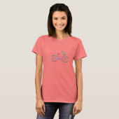 Lila Fahrrad T-Shirt (Vorne ganz)