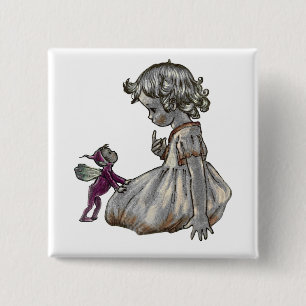 Lila Fairy Button