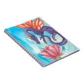 Lila Fairy Dragon Notizblock (Rechte Seite)