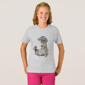 Lila Fairy & Girl Tshirt (Vorne ganz)