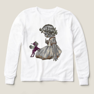 Lila Fairy Langärmelkinder oben