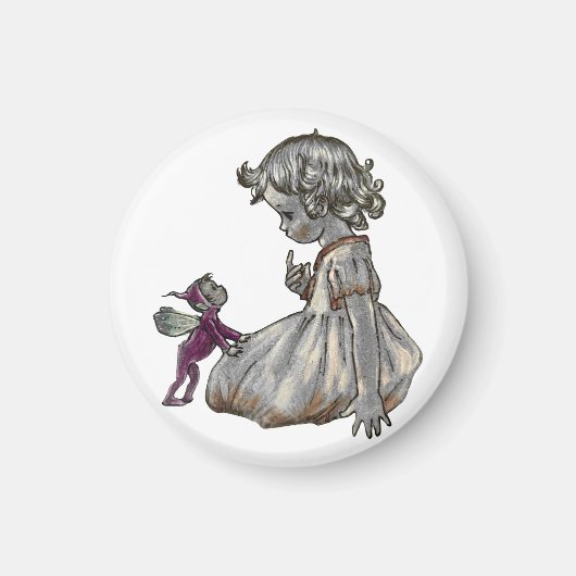 Lila Fairy Magnet (Vorne)