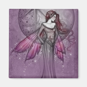 Lila Fairy Magnet von Molly Harrison