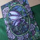 Lila Fairy Rose Garden Gardene Rose Seidenpapier