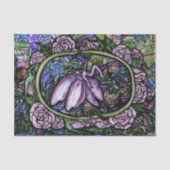 Lila Fairy Rose Garden Gardene Rose Seidenpapier (Vorderseite)