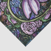 Lila Fairy Rose Garden Gardene Rose Seidenpapier (Ausschnitt)