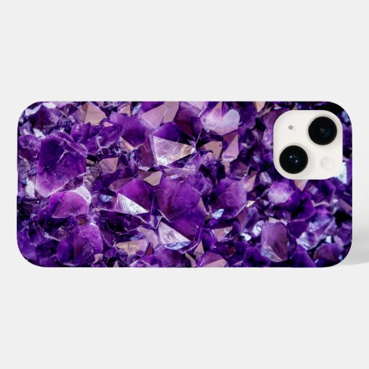 Lila Fall Amethyst Crystal Gemstone IPhone Case-Mate iPhone Hülle (Rückseite (Horizontal))