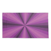 Lila Fall einer optischen Illusion Kissenbezug (Rückseite)