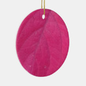 Lila Fall Leaf Keramik Ornament (Rechts)